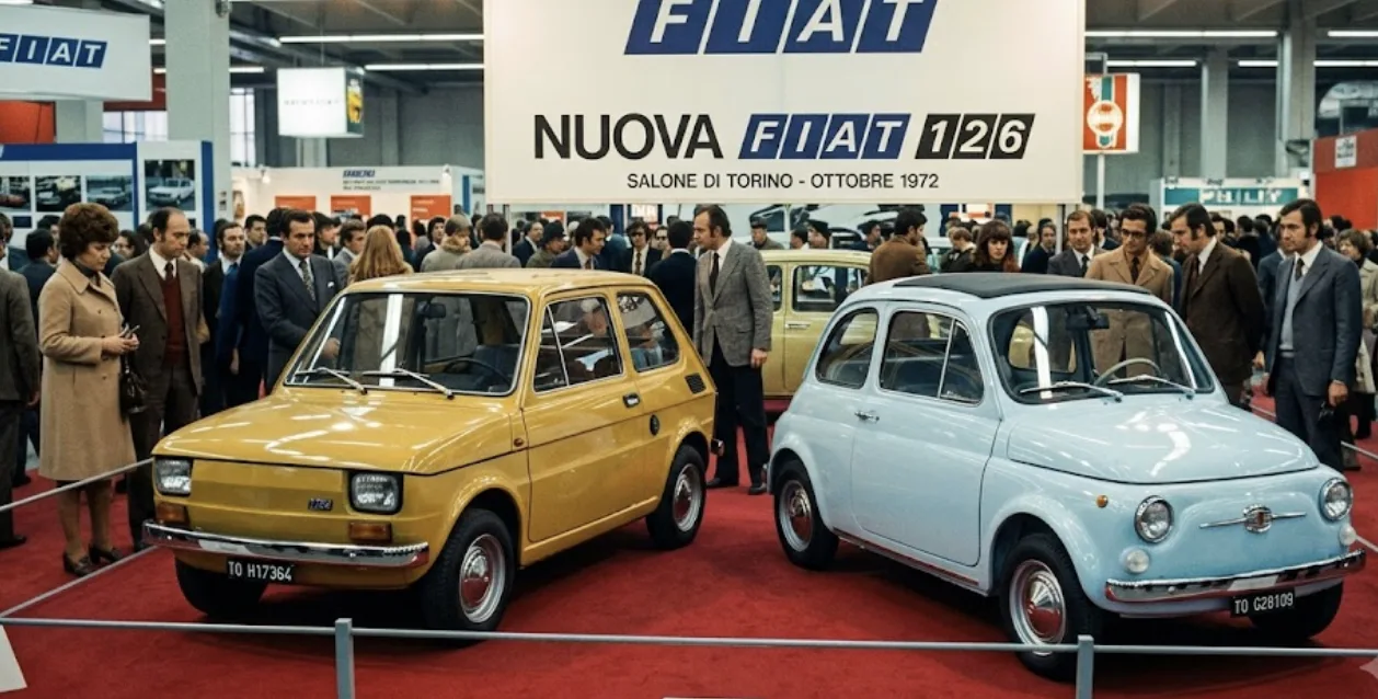 Fiat 500 R et Fiat 126 1972