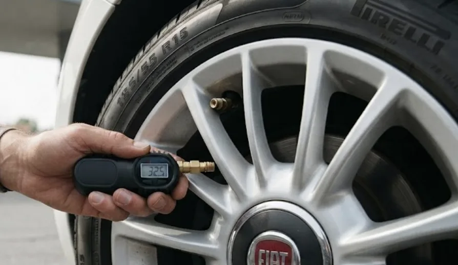 Pression pneu Fiat 500 : valeurs et procédure